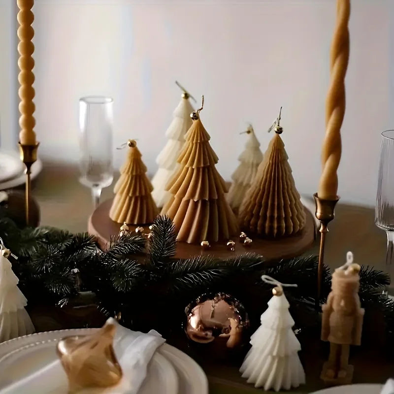 Świeca w kształcie choinki