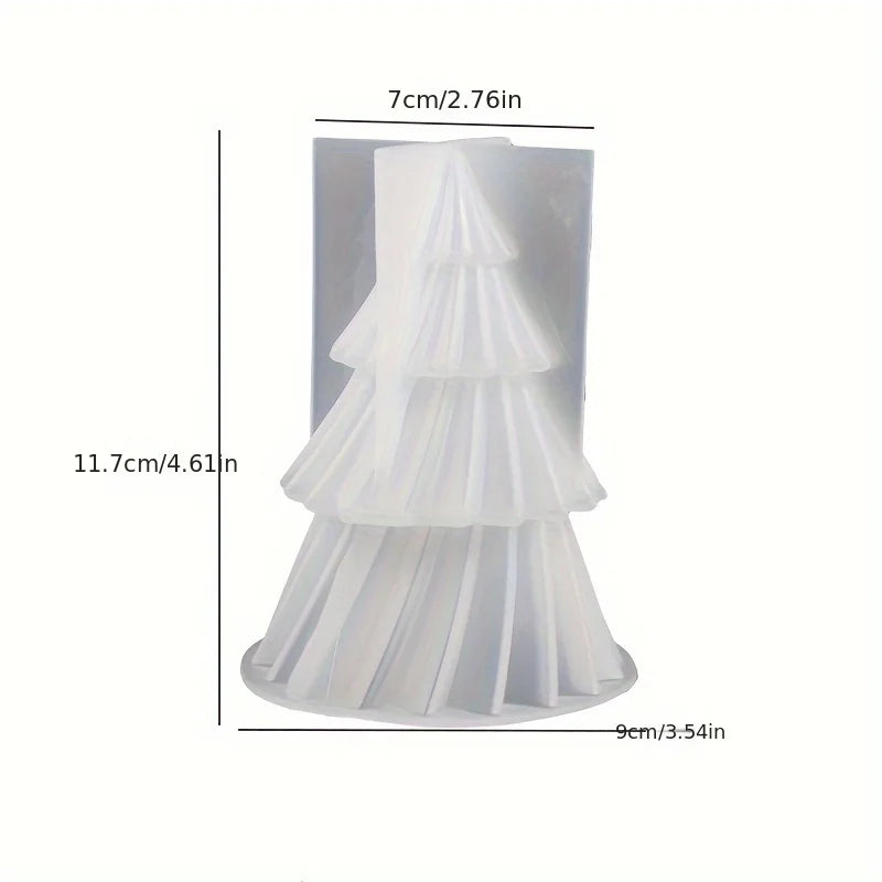 Świeca w kształcie choinki