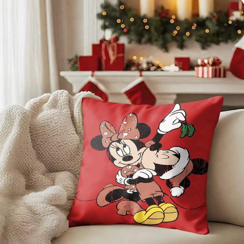 Świąteczne poszewki na poduszki Mickey Mouse