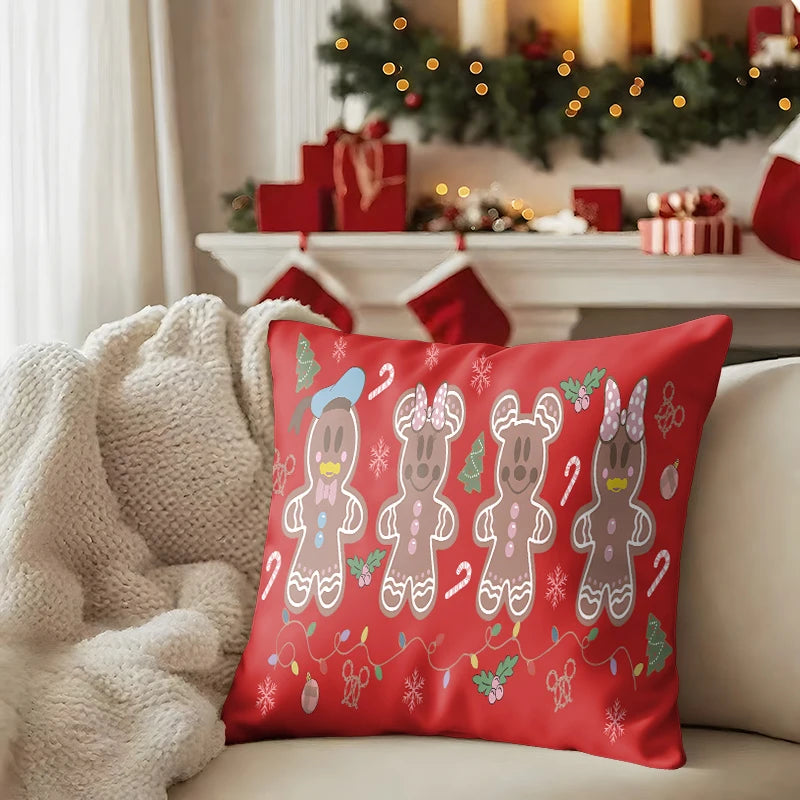 Świąteczne poszewki na poduszki Mickey Mouse