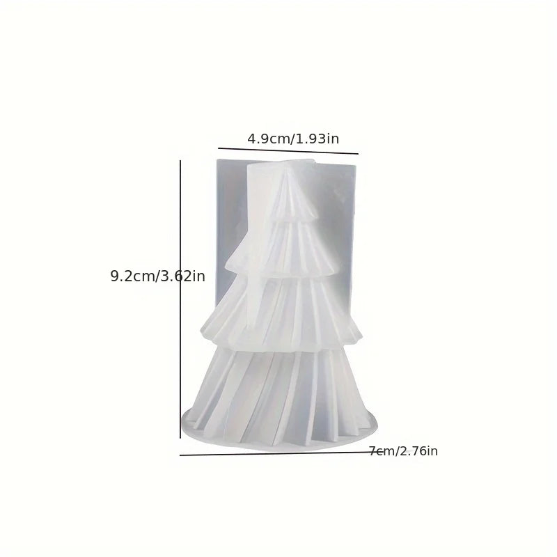 Świeca w kształcie choinki