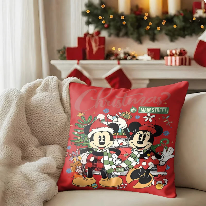 Świąteczne poszewki na poduszki Mickey Mouse