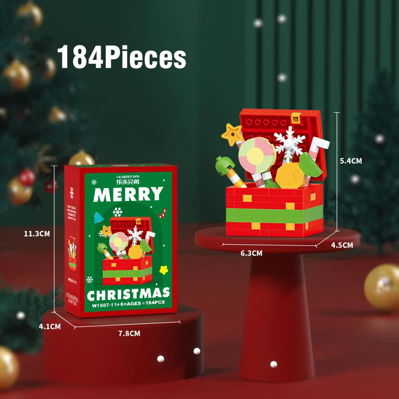 Mini świąteczne klocki