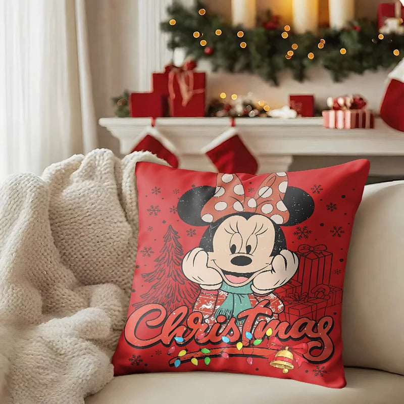 Świąteczne poszewki na poduszki Mickey Mouse