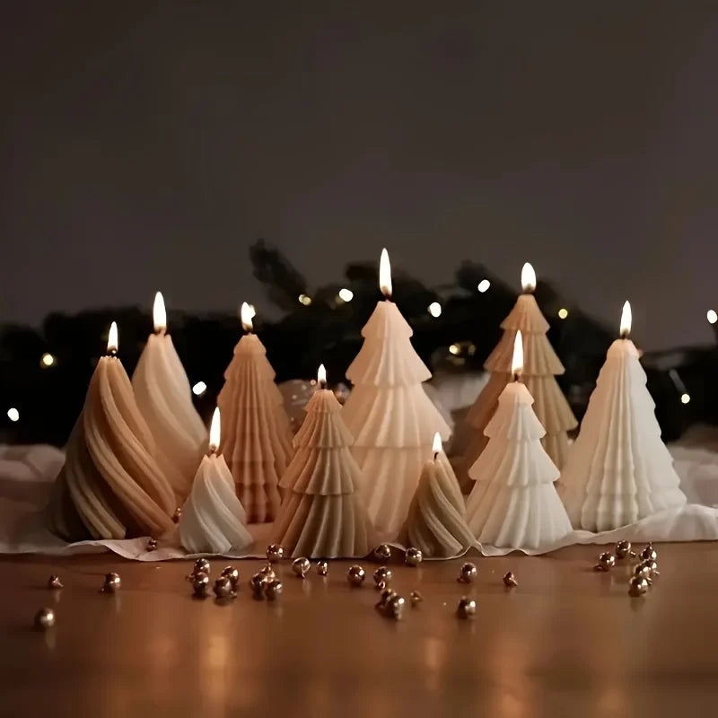 Świeca w kształcie choinki